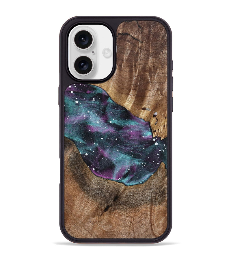 iPhone 16 Plus Wood Phone Case - Latosha (Cosmos, 823030)