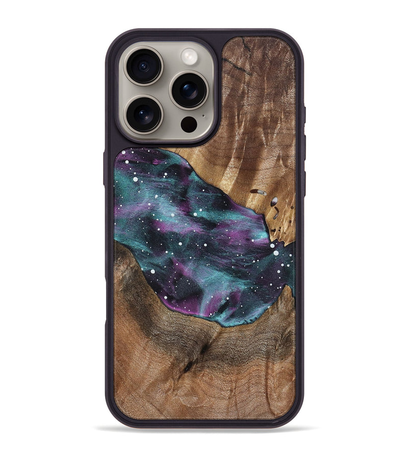 iPhone 16 Pro Max Wood Phone Case - Latosha (Cosmos, 823030)