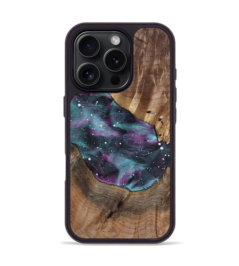 iPhone 16 Pro Wood Phone Case - Latosha (Cosmos, 823030)