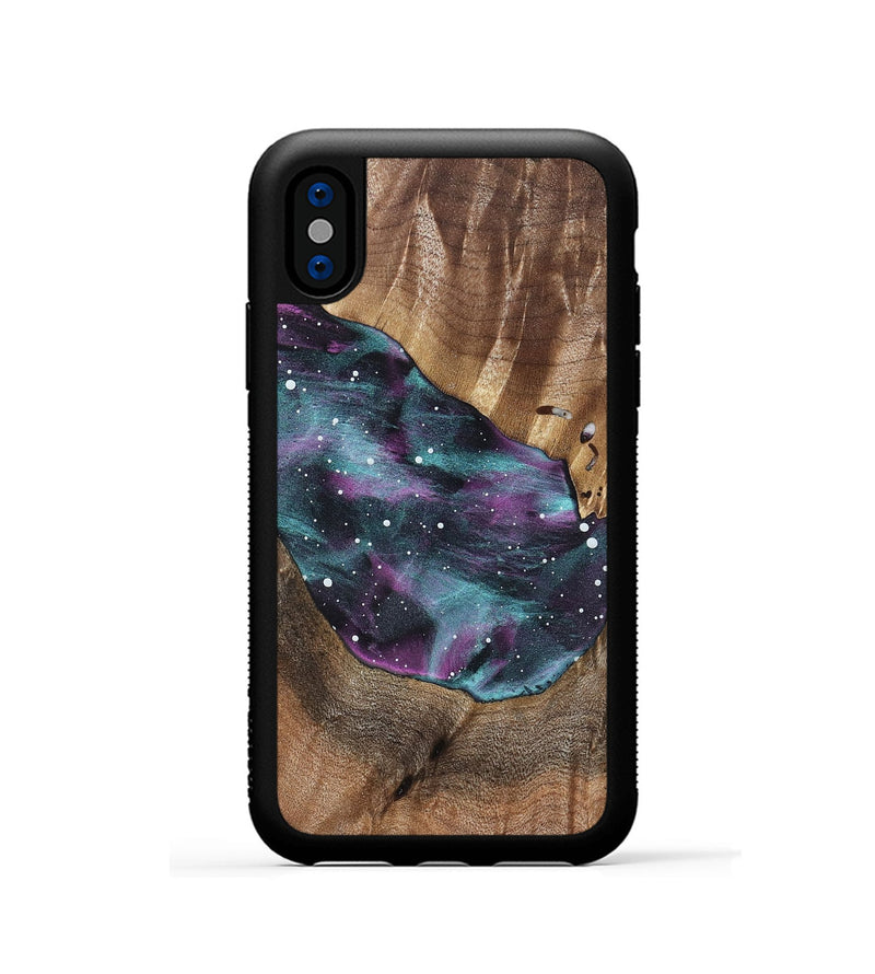 iPhone Xs Wood Phone Case - Latosha (Cosmos, 823030)