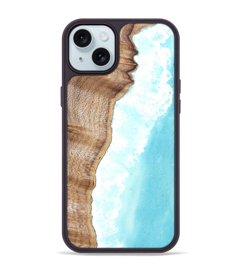 iPhone 15 Plus Wood Phone Case - Forest (Coastal, 823034)