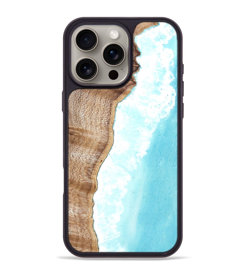 iPhone 16 Pro Max Wood Phone Case - Forest (Coastal, 823034)