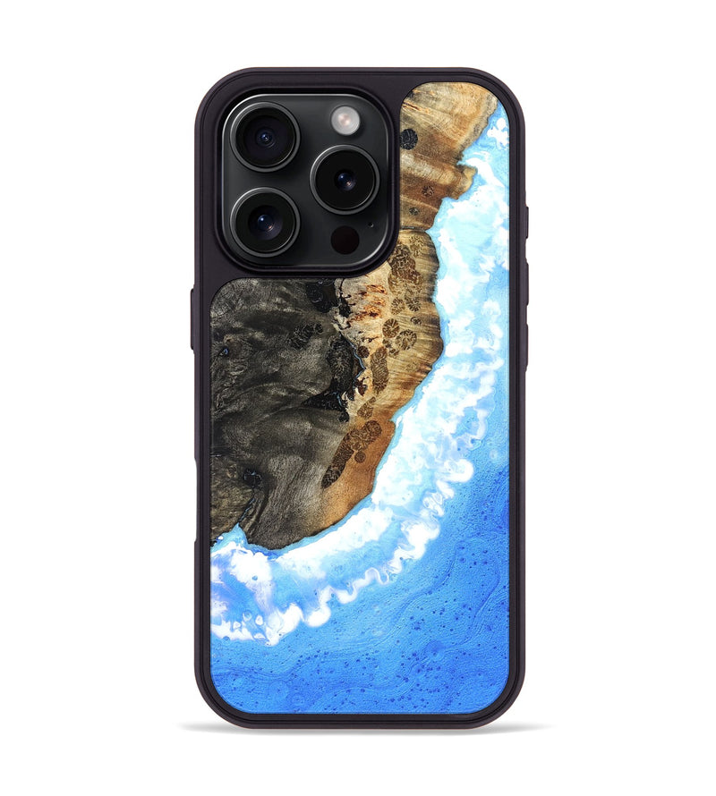 iPhone 16 Pro Wood Phone Case - Deidra (Coastal, 823035)