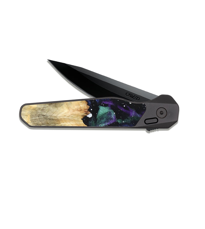EDC Dark Slate Wood Pocket Knife - Mahala (Cosmos, 823037)