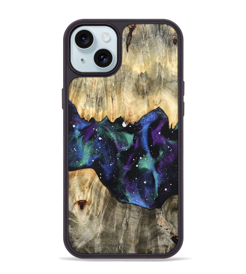 iPhone 15 Plus Wood Phone Case - Mahala (Cosmos, 823037)