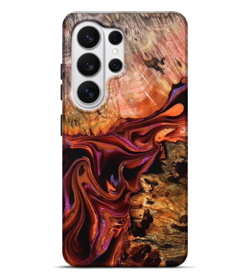 Galaxy S26 Ultra Wood Live Edge Phone Case - Dash (Red, 823043)