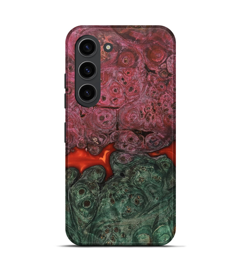 Galaxy S23 Wood Live Edge Phone Case - Gerhard (Red, 823044)