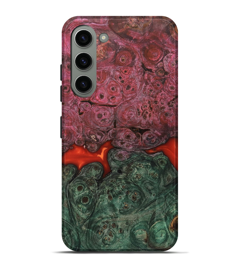 Galaxy S23 Plus Wood Live Edge Phone Case - Gerhard (Red, 823044)