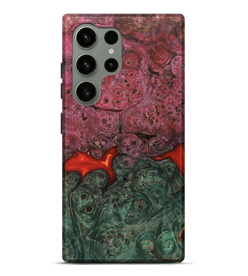 Galaxy S24 Ultra Wood Live Edge Phone Case - Gerhard (Red, 823044)