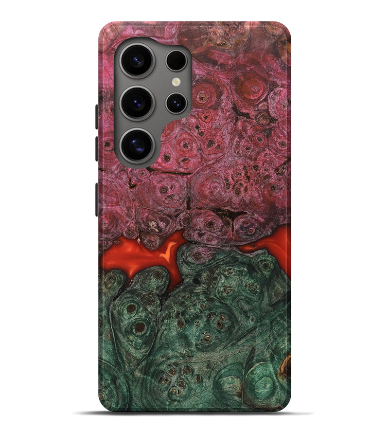 Galaxy S25 Ultra Wood Live Edge Phone Case - Gerhard (Red, 823044)