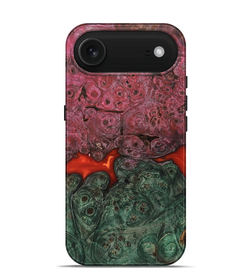 iPhone 17 Air Wood Live Edge Phone Case - Gerhard (Red, 823044)