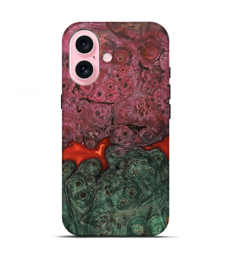 iPhone 17 Wood Live Edge Phone Case - Gerhard (Red, 823044)