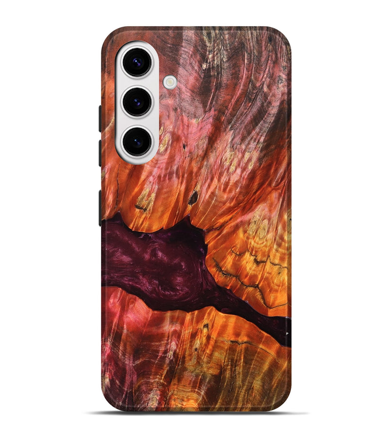 Galaxy S25 Plus Wood Live Edge Phone Case - Verna (Red, 823045)