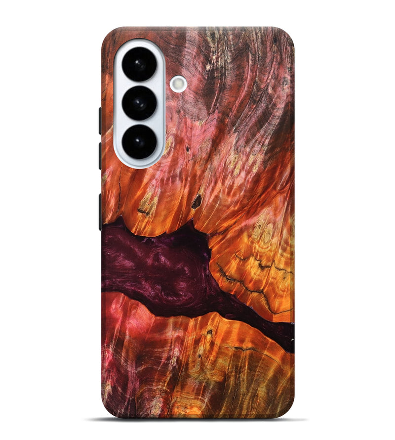 Galaxy S26 Plus Wood Live Edge Phone Case - Verna (Red, 823045)