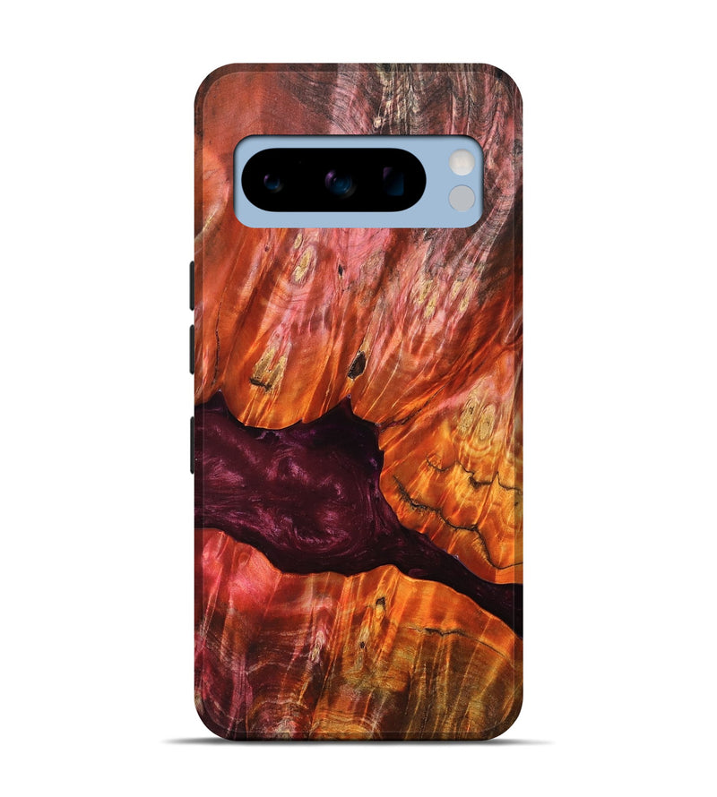 Pixel 8 Pro Wood Live Edge Phone Case - Verna (Red, 823045)