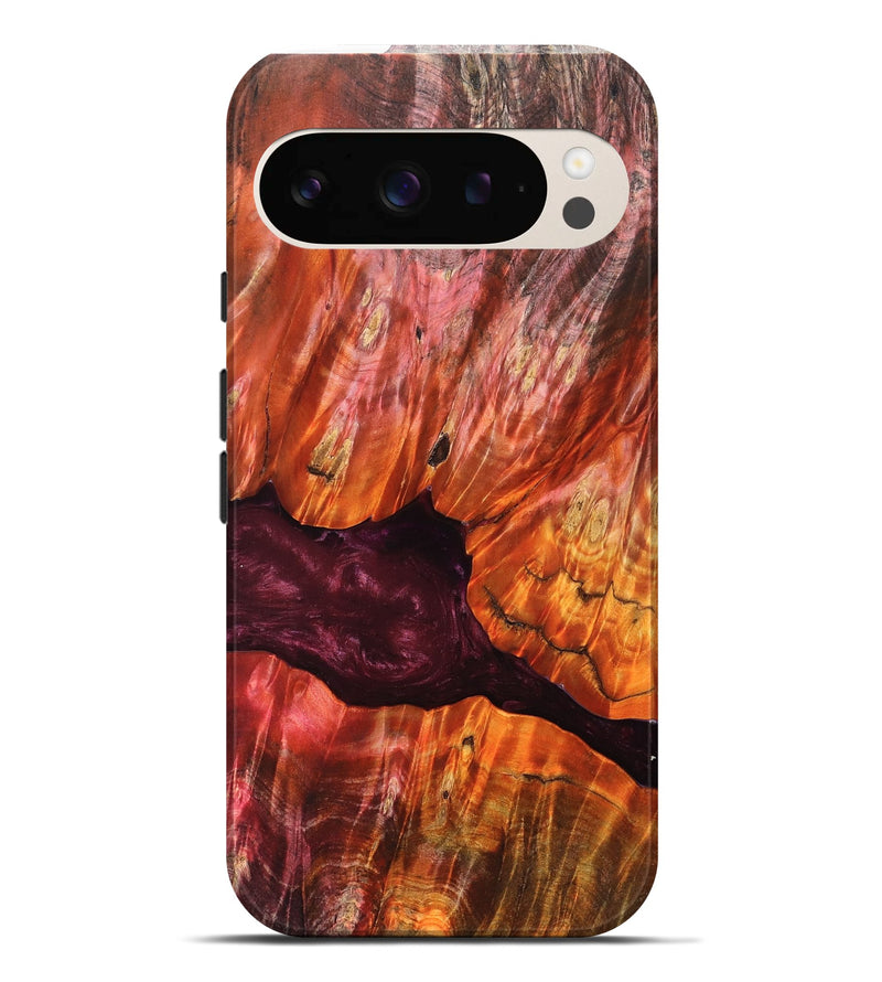 Pixel 9 Pro XL Wood Live Edge Phone Case - Verna (Red, 823045)