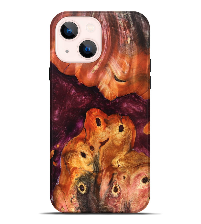 iPhone 14 Plus Wood Live Edge Phone Case - Paloma (Wood Burl, 823046)