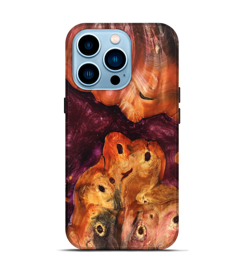 iPhone 14 Pro Wood Live Edge Phone Case - Paloma (Wood Burl, 823046)