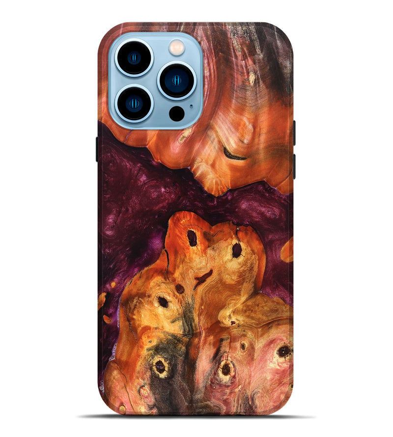 iPhone 14 Pro Max Wood Live Edge Phone Case - Paloma (Wood Burl, 823046)