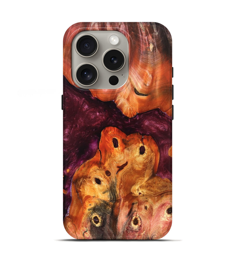 iPhone 16 Pro Wood Live Edge Phone Case - Paloma (Wood Burl, 823046)
