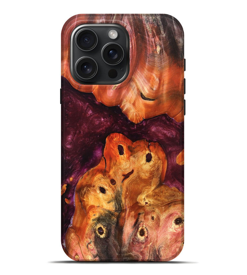 iPhone 16 Pro Max Wood Live Edge Phone Case - Paloma (Wood Burl, 823046)