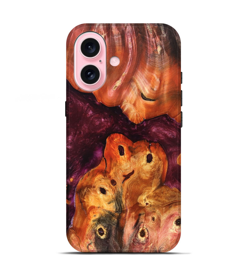 iPhone 17 Wood Live Edge Phone Case - Paloma (Wood Burl, 823046)