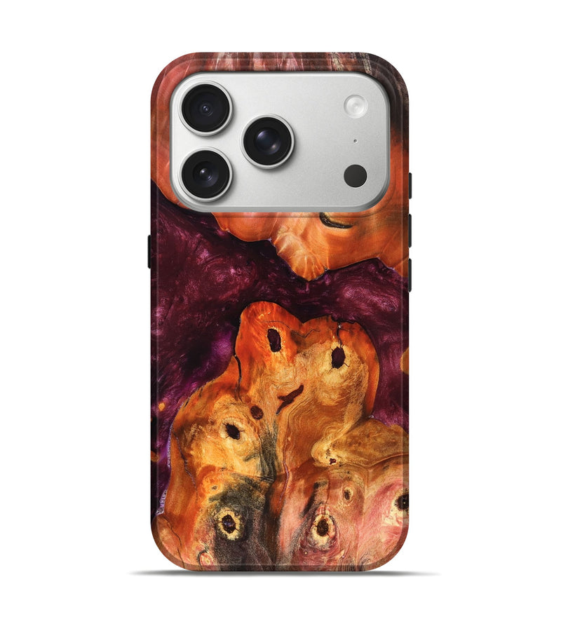 iPhone 17 Pro Wood Live Edge Phone Case - Paloma (Wood Burl, 823046)