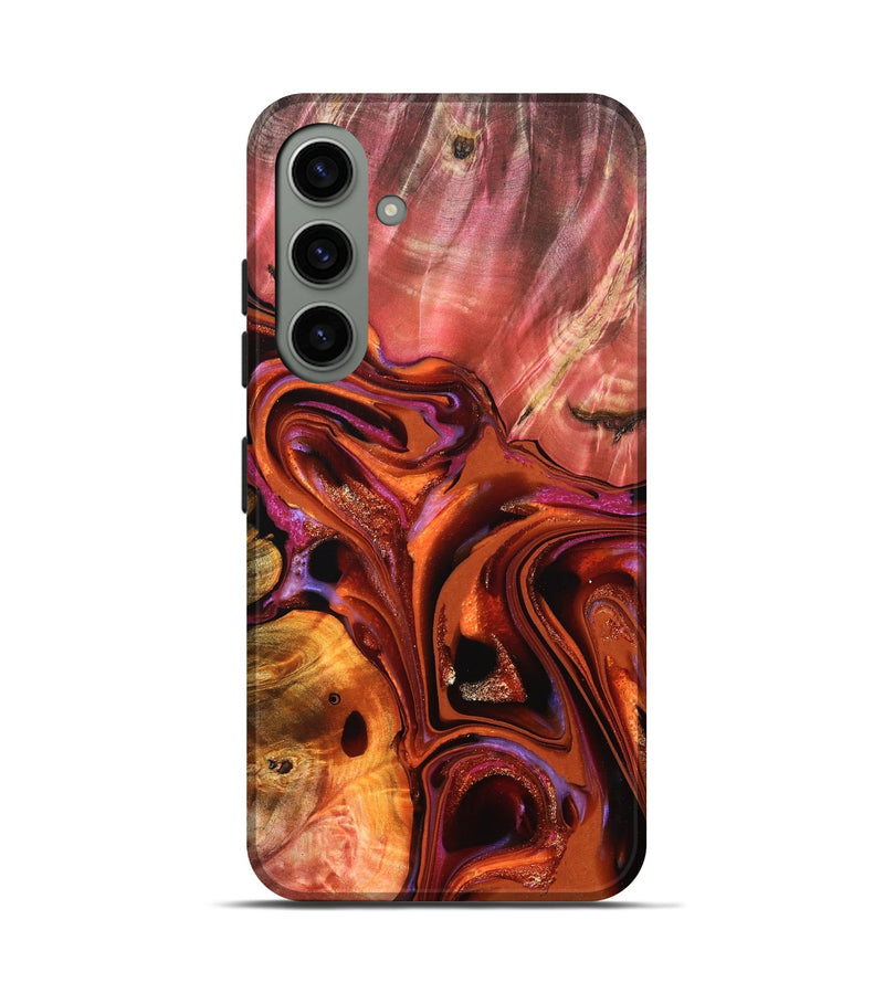 Galaxy S24 Wood Live Edge Phone Case - Alana (Red, 823047)