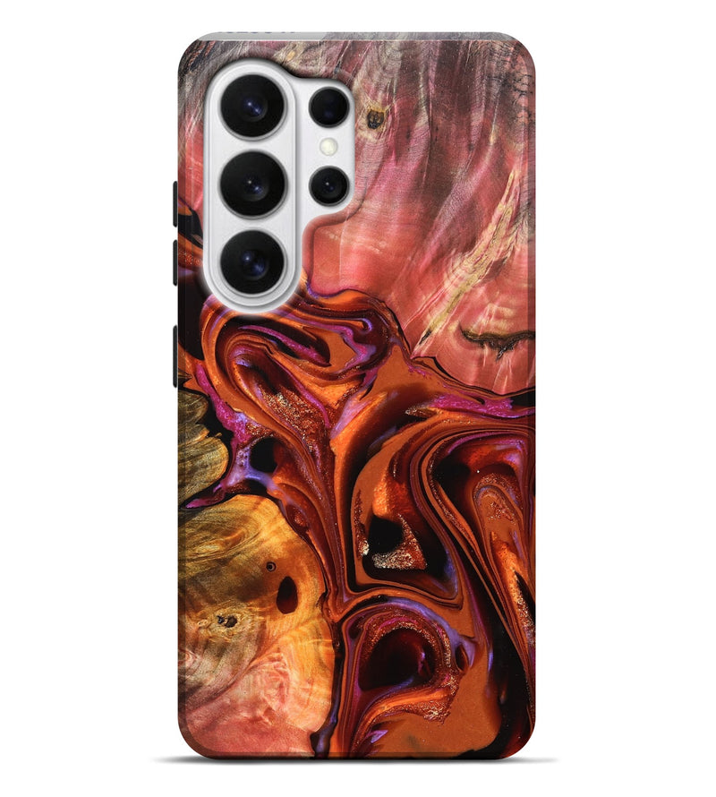 Galaxy S26 Ultra Wood Live Edge Phone Case - Alana (Red, 823047)