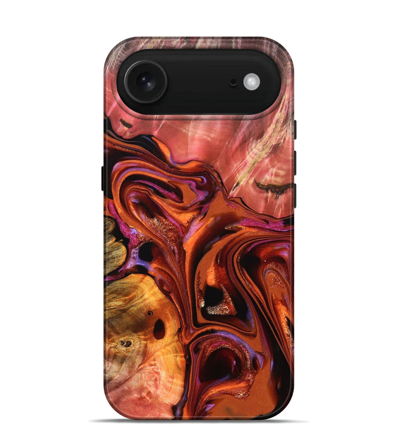iPhone 17 Air Wood Live Edge Phone Case - Alana (Red, 823047)