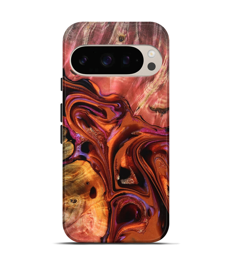 Pixel 10 Wood Live Edge Phone Case - Alana (Red, 823047)