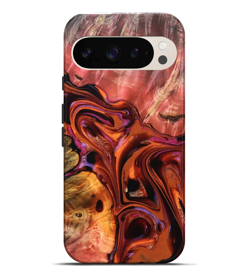 Pixel 10 Pro XL Wood Live Edge Phone Case - Alana (Red, 823047)