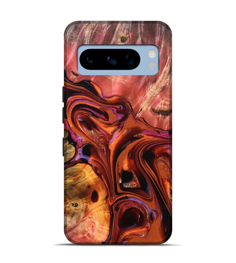 Pixel 8 Pro Wood Live Edge Phone Case - Alana (Red, 823047)