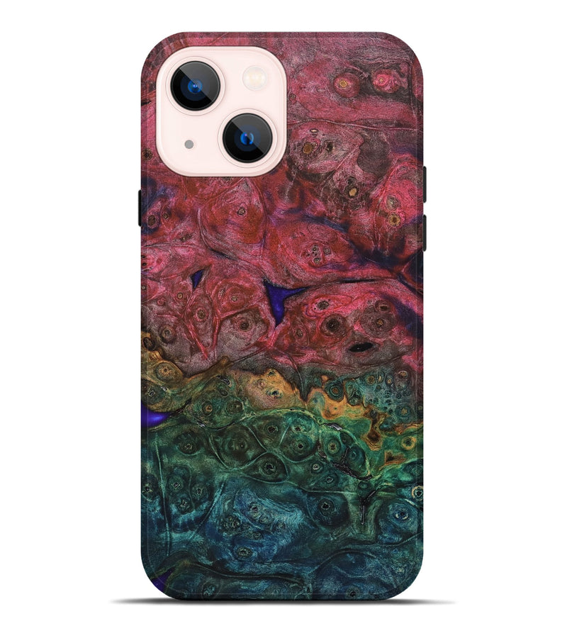iPhone 14 Plus Wood Live Edge Phone Case - Caren (Wood Burl, 823048)