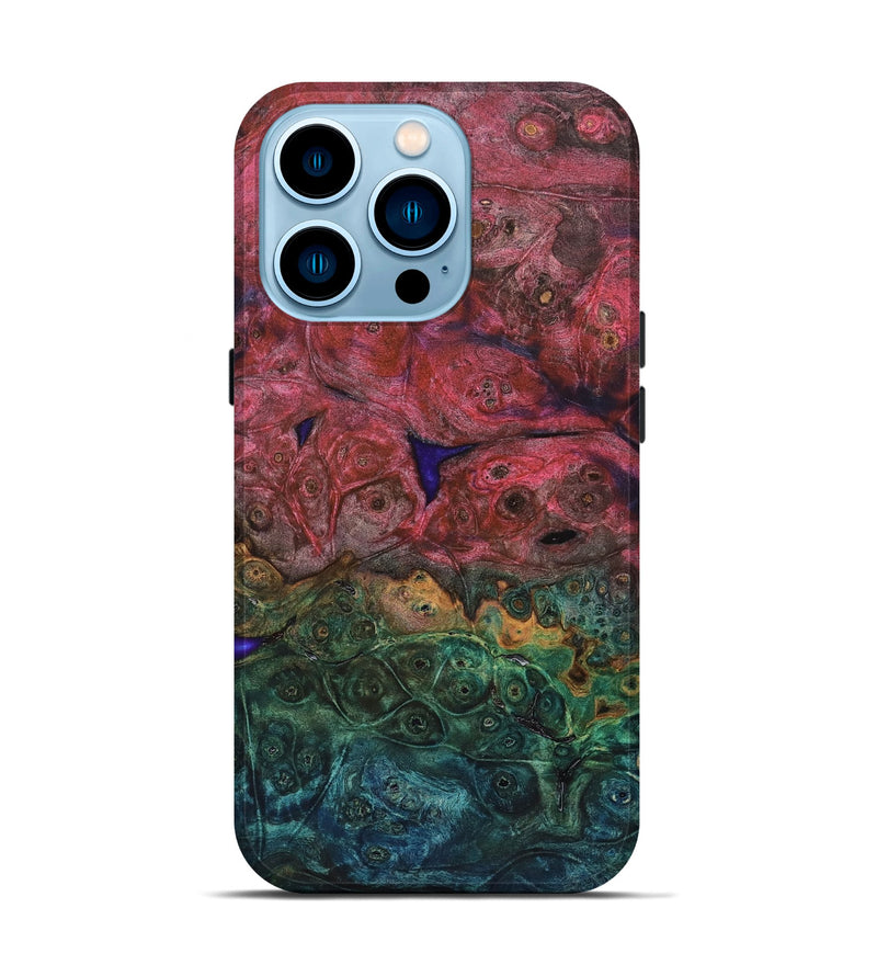 iPhone 14 Pro Wood Live Edge Phone Case - Caren (Wood Burl, 823048)