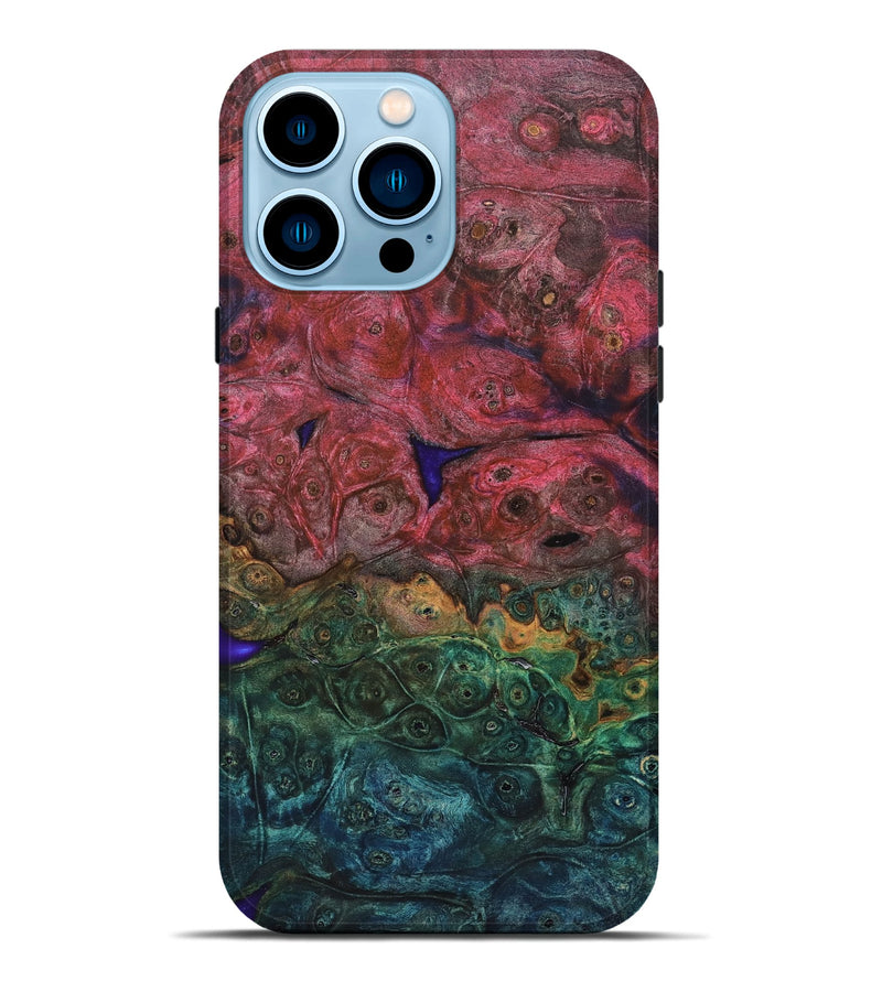iPhone 14 Pro Max Wood Live Edge Phone Case - Caren (Wood Burl, 823048)