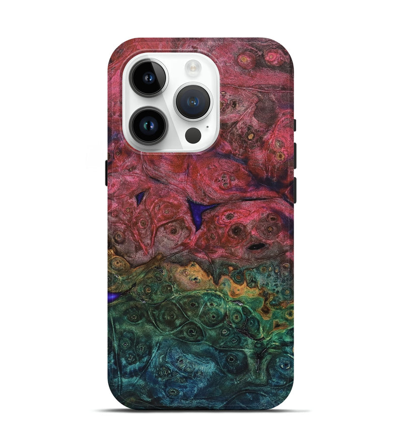 iPhone 15 Pro Wood Live Edge Phone Case - Caren (Wood Burl, 823048)