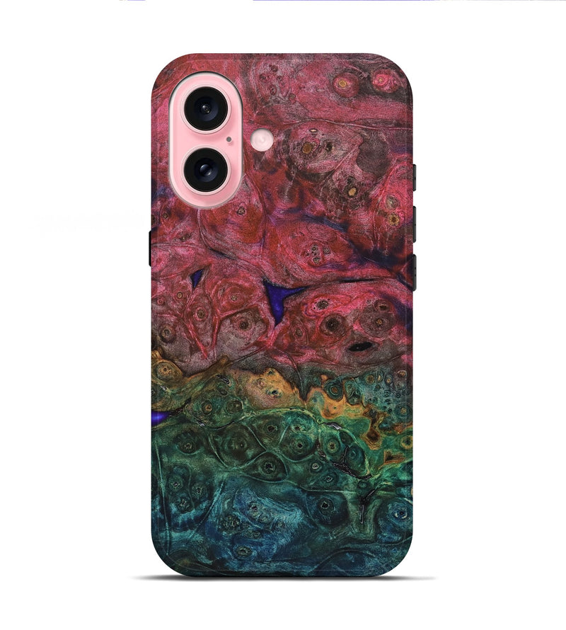 iPhone 16 Wood Live Edge Phone Case - Caren (Wood Burl, 823048)