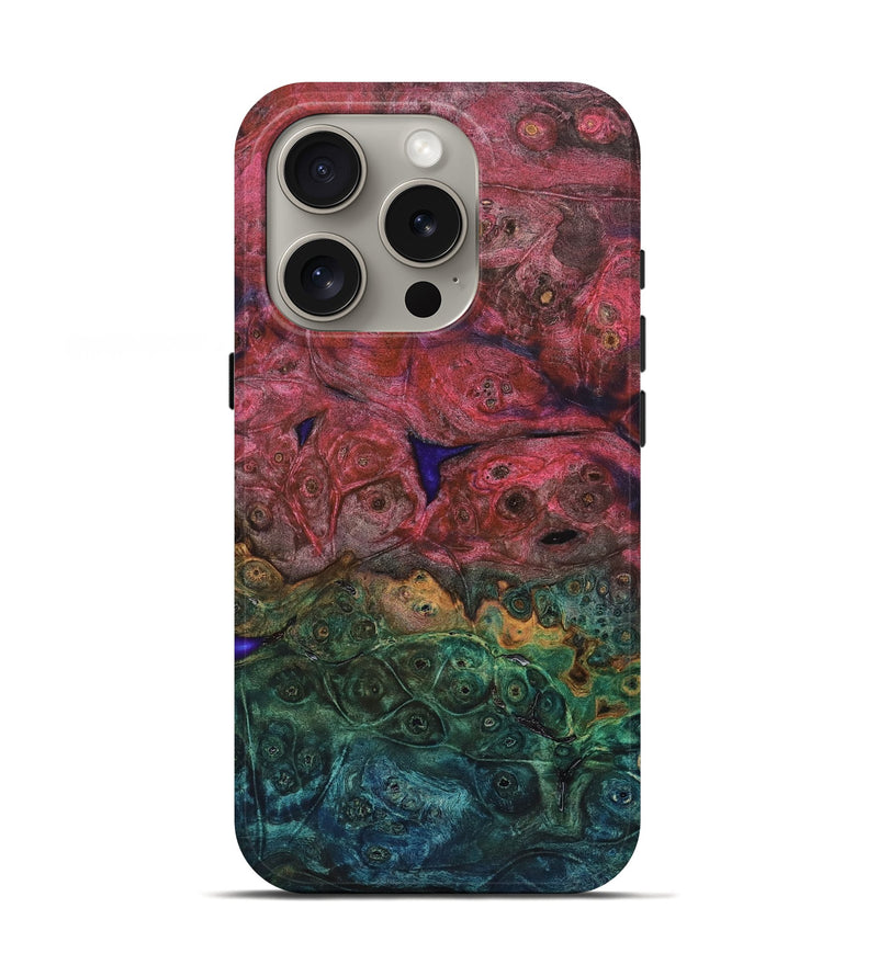 iPhone 16 Pro Wood Live Edge Phone Case - Caren (Wood Burl, 823048)