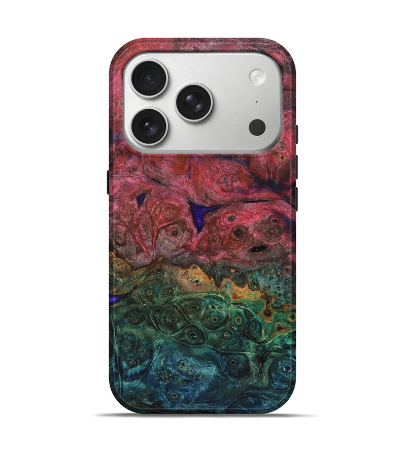 iPhone 17 Pro Wood Live Edge Phone Case - Caren (Wood Burl, 823048)