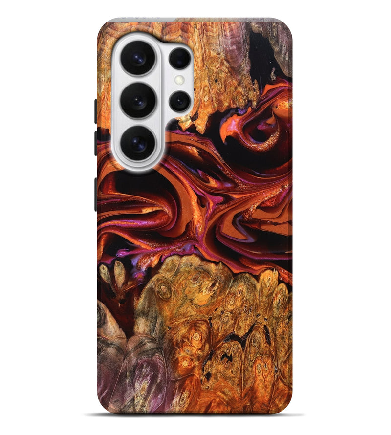 Galaxy S26 Ultra Wood Live Edge Phone Case - Deirdre (Red, 823049)