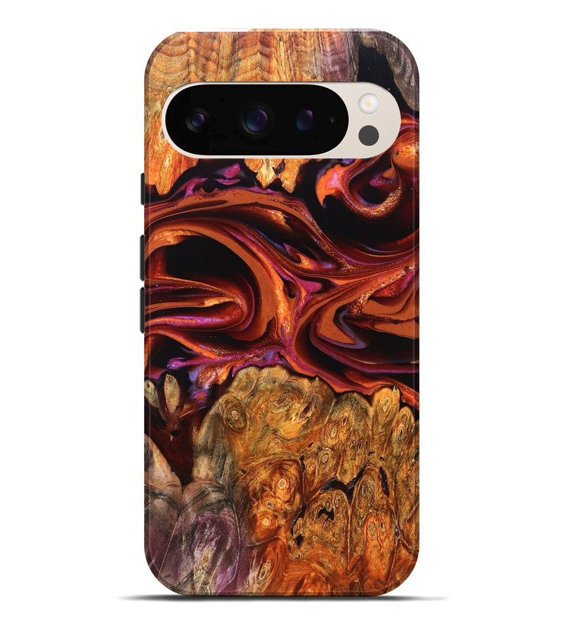 Pixel 10 Pro XL Wood Live Edge Phone Case - Deirdre (Red, 823049)