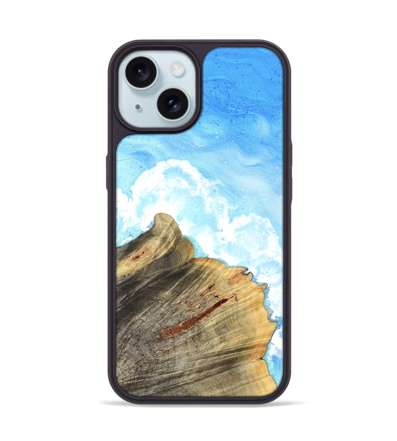iPhone 15 Wood Phone Case - Frances (Coastal, 823050)