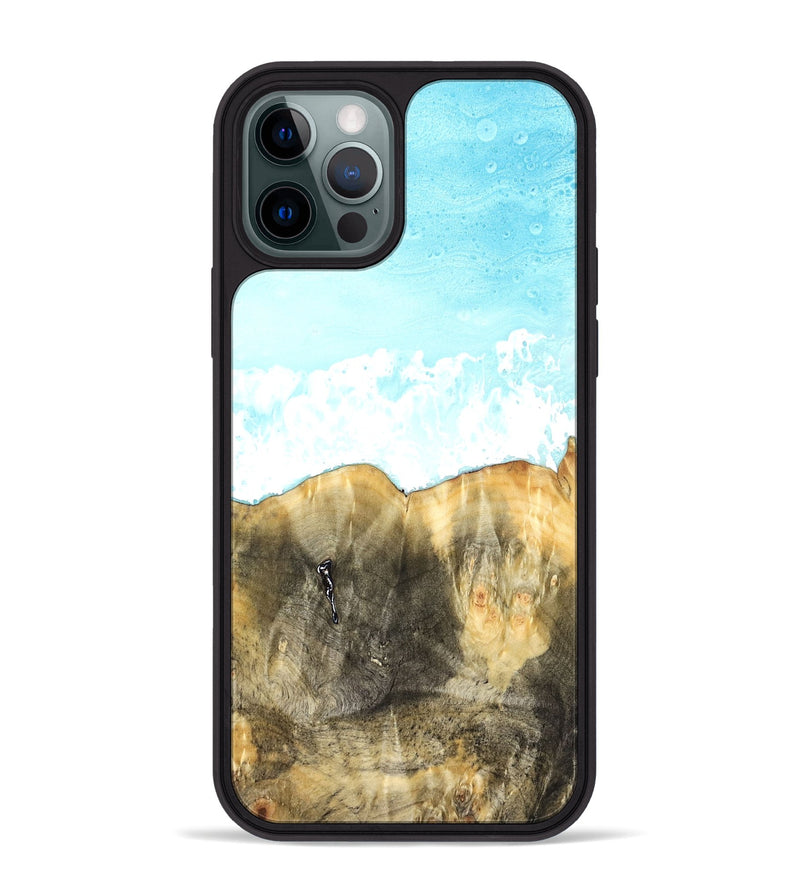 iPhone 12 Pro Max Wood Phone Case - Saundra (Coastal, 823051)