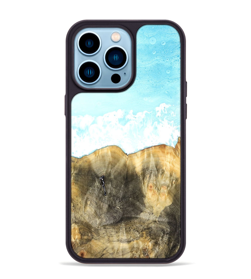 iPhone 14 Pro Max Wood Phone Case - Saundra (Coastal, 823051)