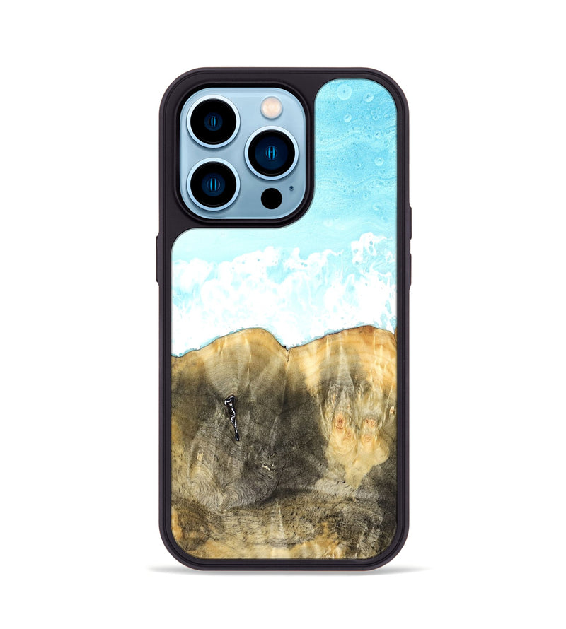 iPhone 14 Pro Wood Phone Case - Saundra (Coastal, 823051)