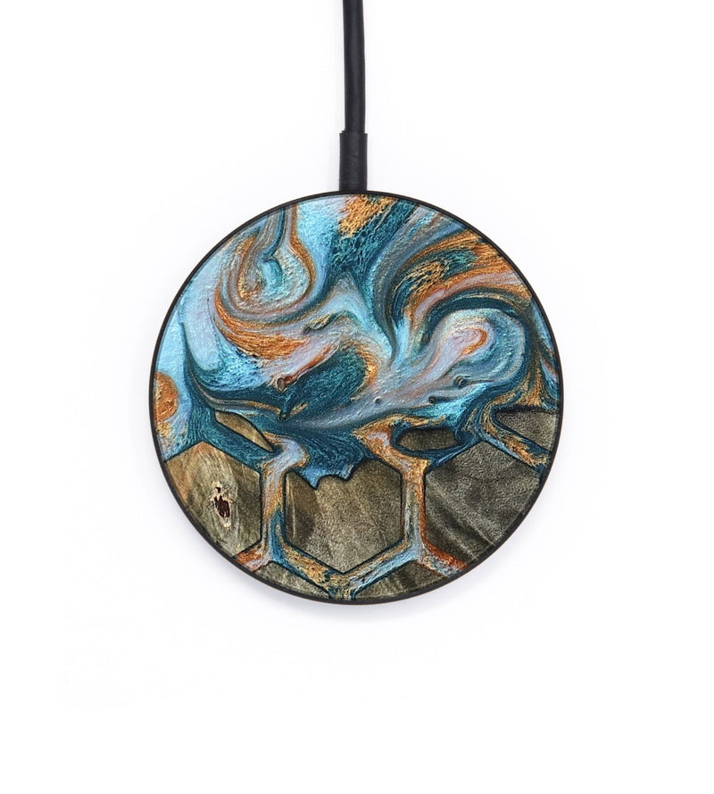 Circle Wood Wireless Charger - Susana (Pattern, 823064)