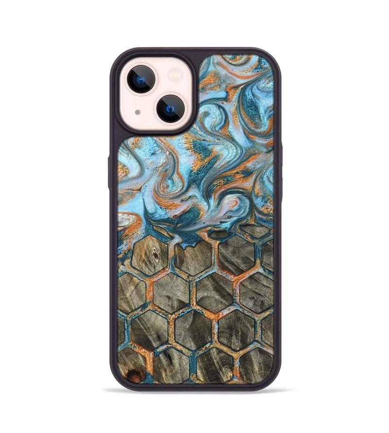 iPhone 14 Wood Phone Case - Susana (Pattern, 823064)