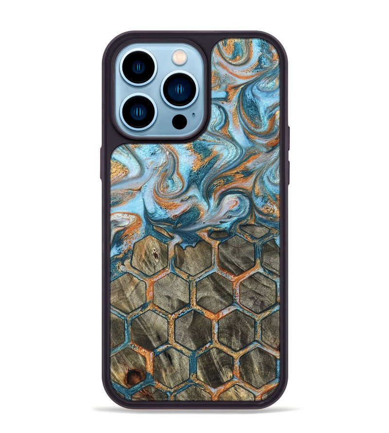 iPhone 14 Pro Max Wood Phone Case - Susana (Pattern, 823064)