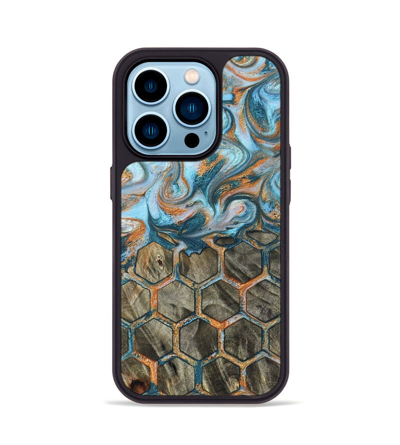 iPhone 14 Pro Wood Phone Case - Susana (Pattern, 823064)